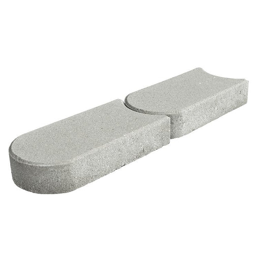 Graskantsteen Grijs 22x12x4.5cm