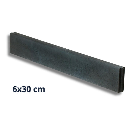 Opsluitband zwart / antraciet 6x30x100