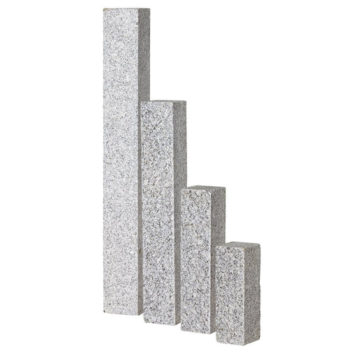 Palissades Graniet Lichtgrijs Piazzo Linea 30x12x12cm