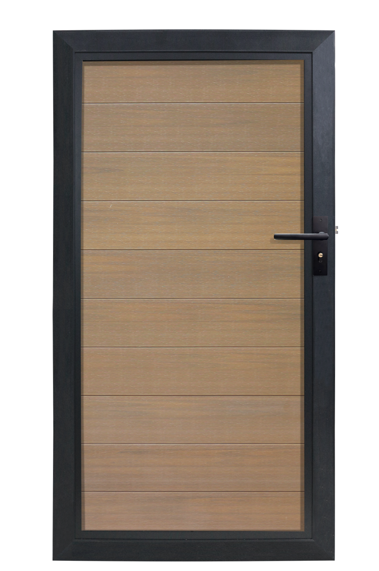 Composiet Tuindeur Teak