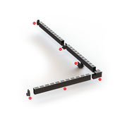ACO Slim-Line Onderuitloop 80