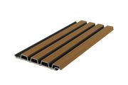 Composiet gevelbekleding Rhombus Teak/Zwart