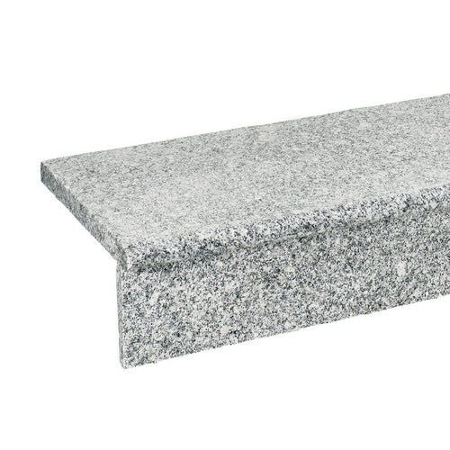 Opstap En Stootbord Graniet Lichtgrijs Honed 100x12x2cm