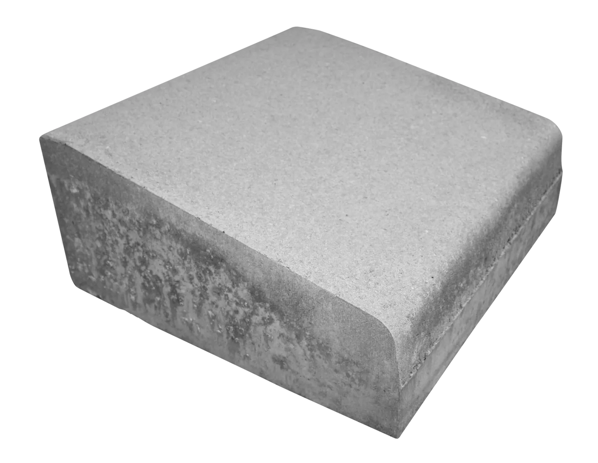 Inritband 50x45x12/20 tussenstuk zonder verb. grijs Tuinvisie opsluitband