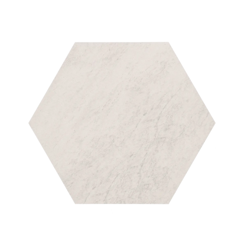 Staptegel Hexagon Quarzite Bianca o 60x52x2cm