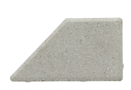 Ecotop Base Kepersteen 8cm tbv 21x10,5 normaal facet grijs PL3 17,5x10,5x8cm
