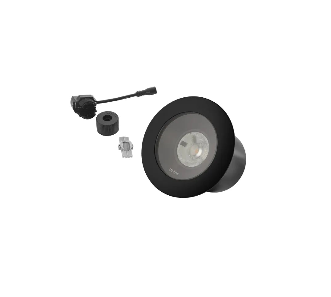 In-Lite Nero LED grondspot 12V -Dark - Ø 116mm