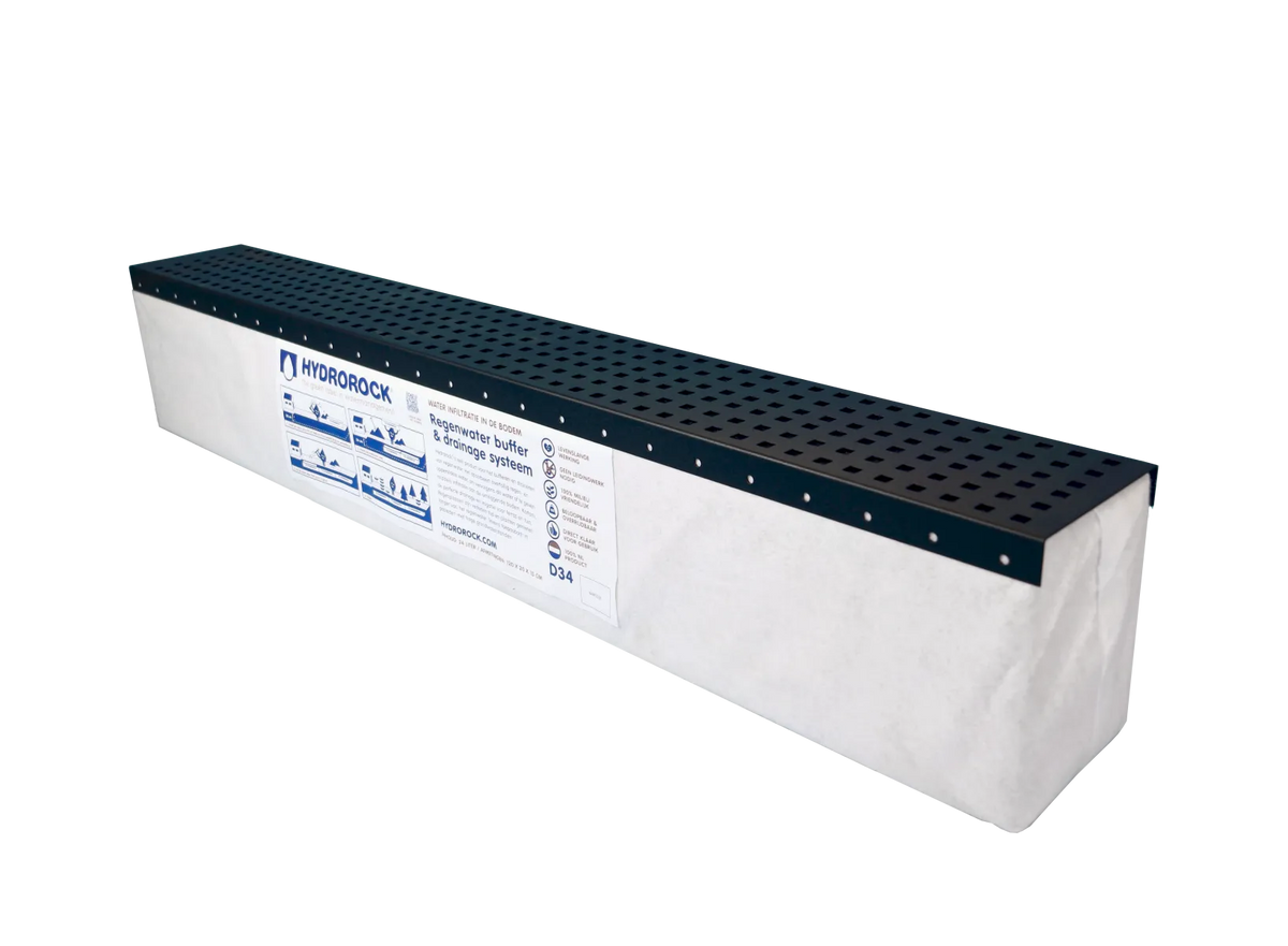 Hydroblob Lijnafwatering Infiltratiesysteem Set LG34 Grafiet Rooster
