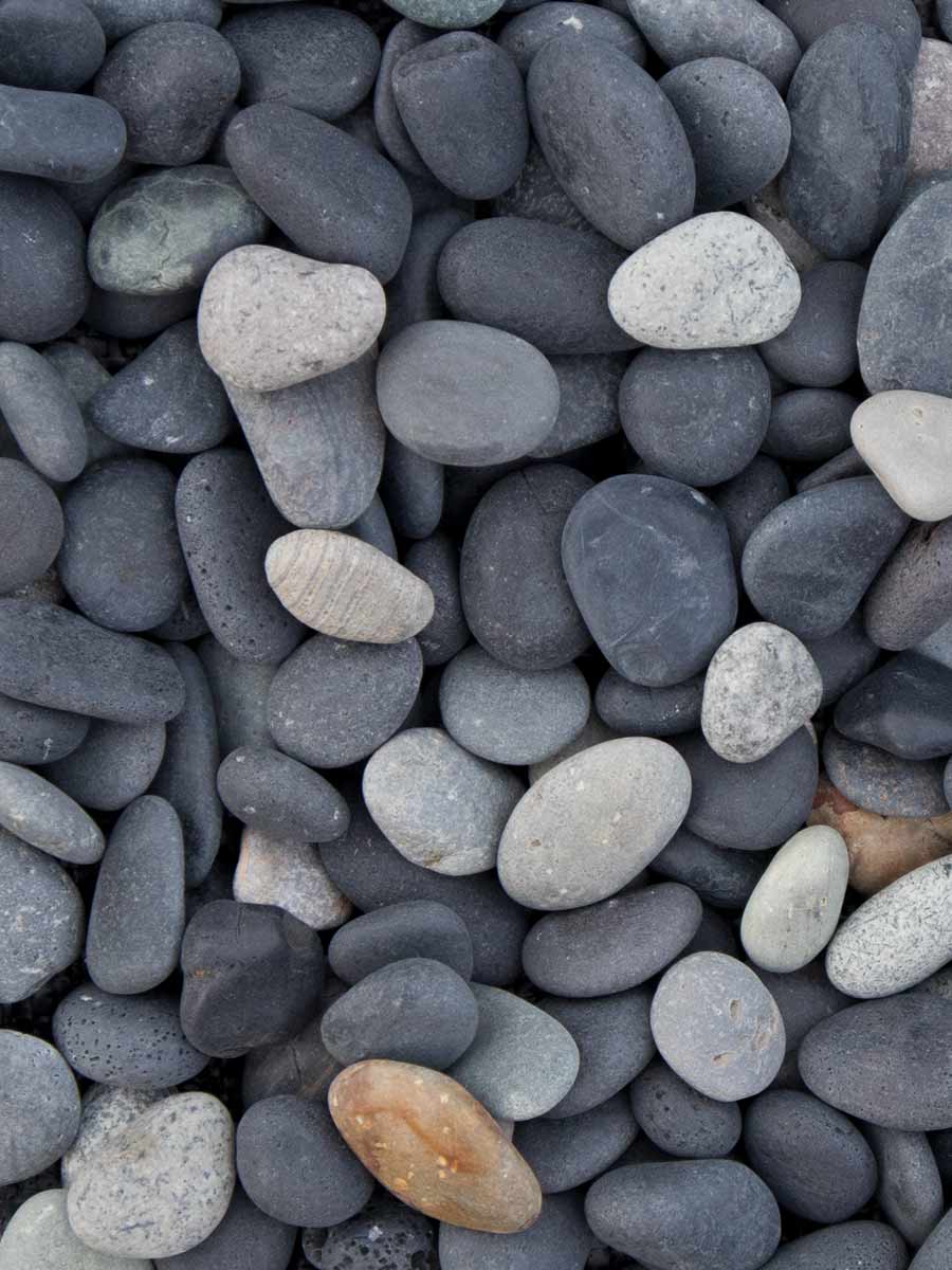 Beach pebbles zwart 8/16mm