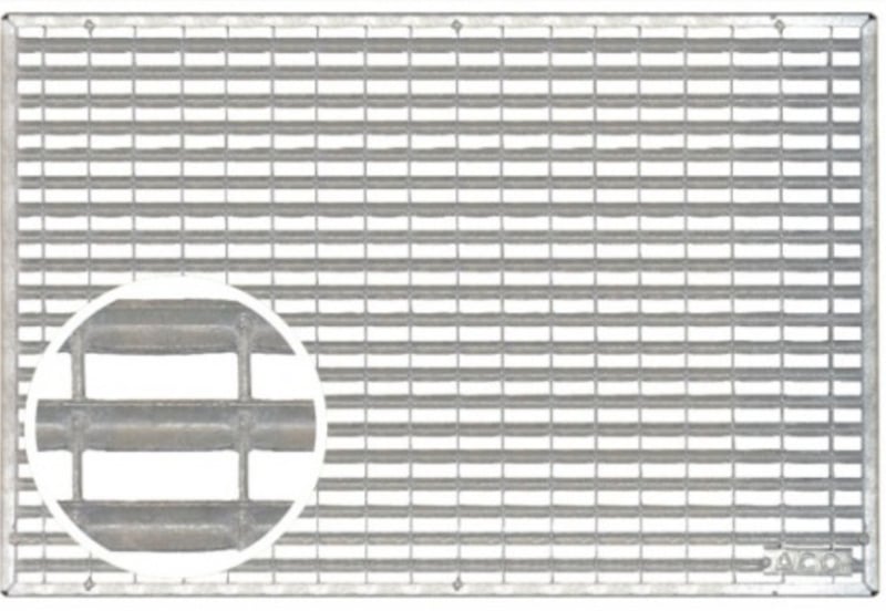 ACO Schraaprooster tbv schoonloper 75x50cm