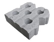 Grasbetontegel type L (40 cm. zijde vlak) K85912 BK25 GRN+ 40x40x12cm