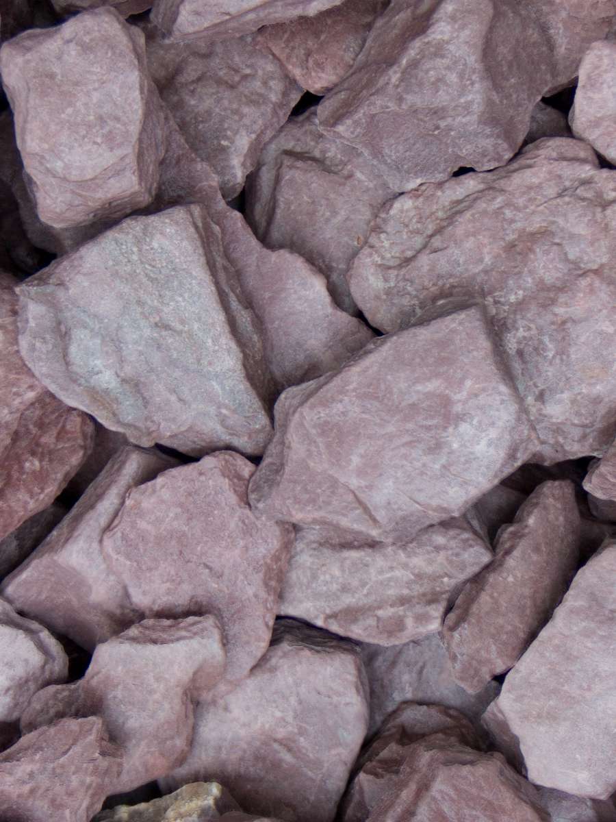 Canadian slate paars 30/60mm Aggregates International grind & split