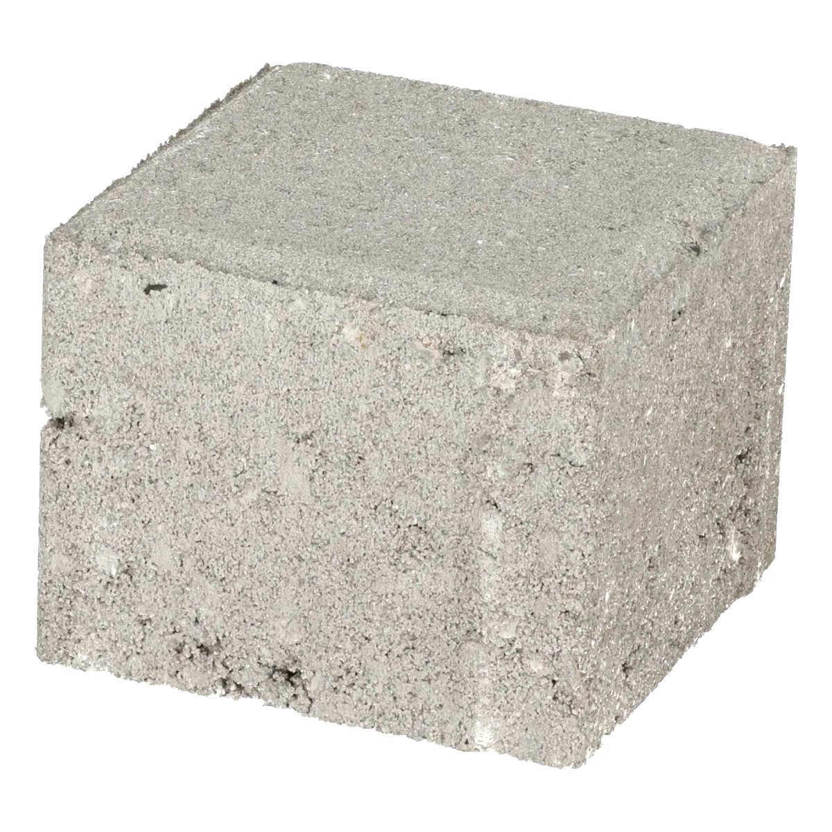 Ecotop Base Halve bss 10,5x10,5x8 normaal facet grijs KOMO PL2 10,5x10,5x8cm Grijs