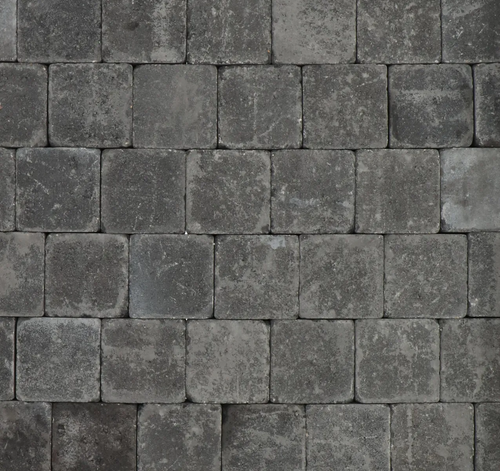 Tambour antraciet 10x10x6cm