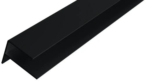 WPC WEO35-60 Alu F-profiel 65x80mm 300cm Ebony Black 6.5x8x300cm