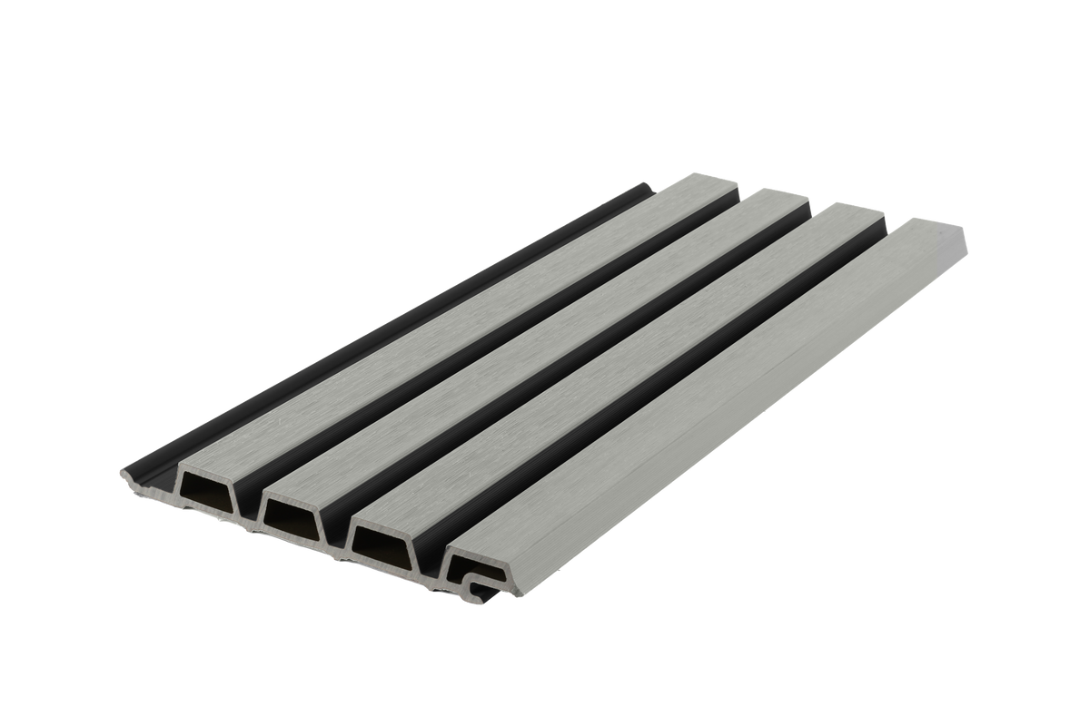 Composiet gevelbekleding Rhombus Grijs/Zwart