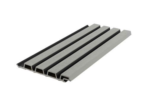 Composiet gevelbekleding Rhombus Grijs/Zwart