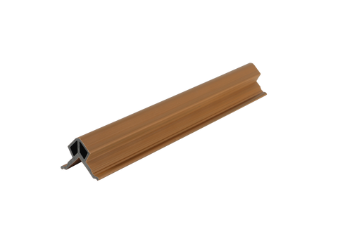 Hoekprofiel composiet gevelbekleding Teak
