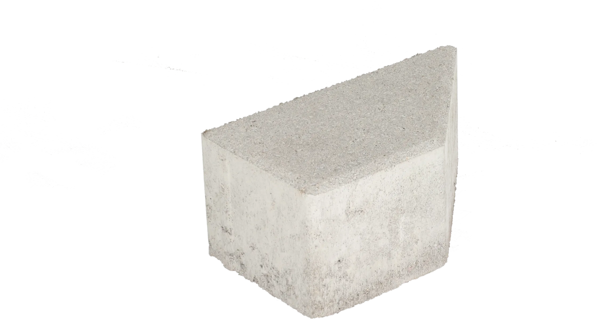 Ecotop Base Kepersteen 8cm tbv 21x10,5 normaal facet grijs PL3 17,5x10,5x8cm Grijs