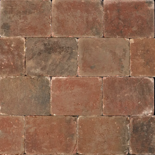 Trommelsteen brons genuanceerd 30x20x6cm