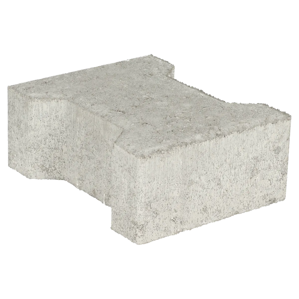 Basicstone H-verbandsteen 20x16,4/11,7x8 normaal facet grijs 1000 KOMO PL1 20x16,4x8cm Grijs