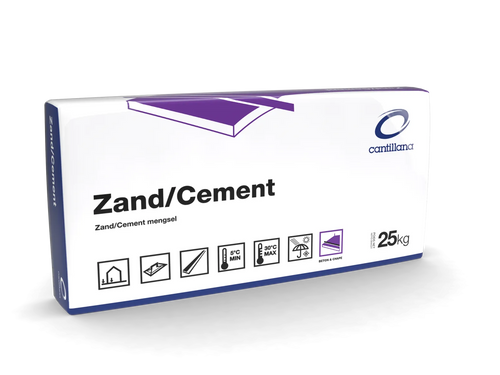 Cantillana Zandcement mortel CT-C12/F2 zak 25kg