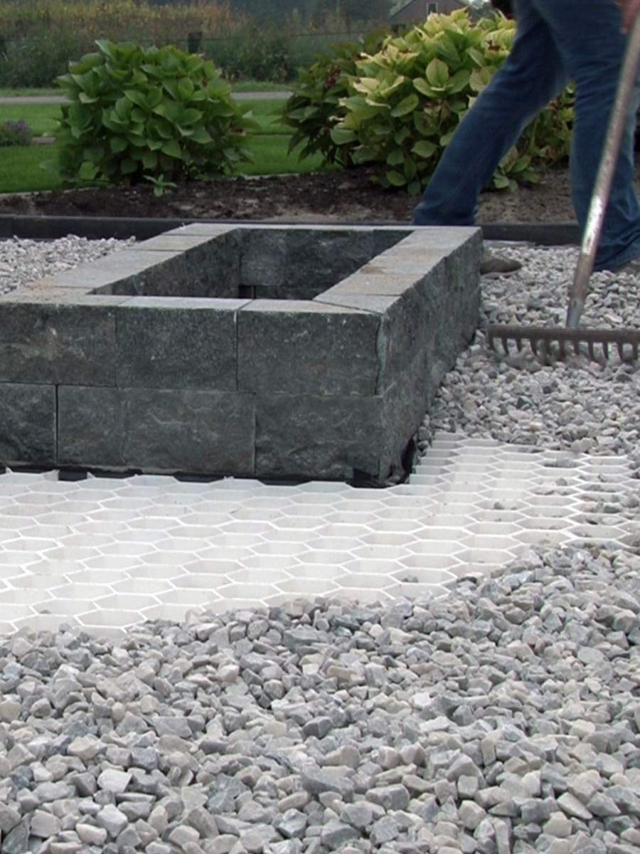 Grindplaten Easygravel® 3XL wit per m²