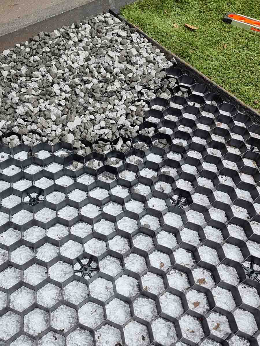 Grindplaten EuroGravel® PLUS zwart per m²