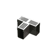 Gardendrain TEE Section Grey Grating 100/100 mm